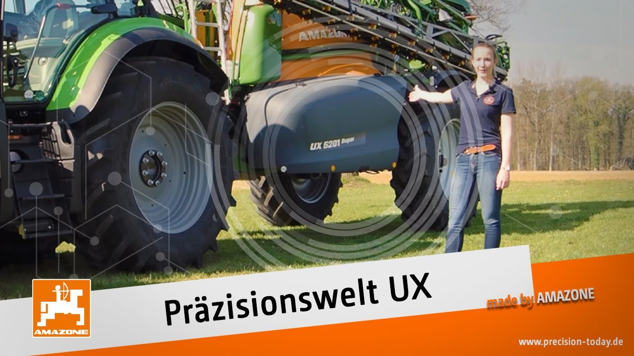 Präzision HEUTE: Anhängefeldspritze UX | AMAZONE