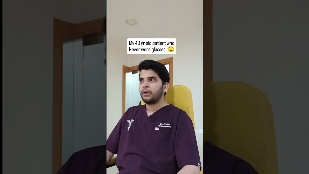 When patient gets bifocal for the first time! #bifocal #progressive #eyes #doctor #presbyopia #neet