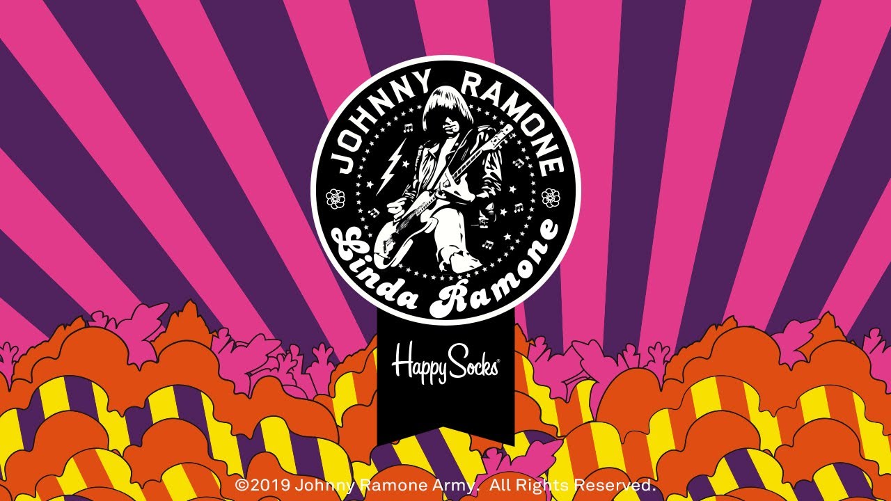 Happy Socks x Linda & Johnny Ramone  | True Love Stories