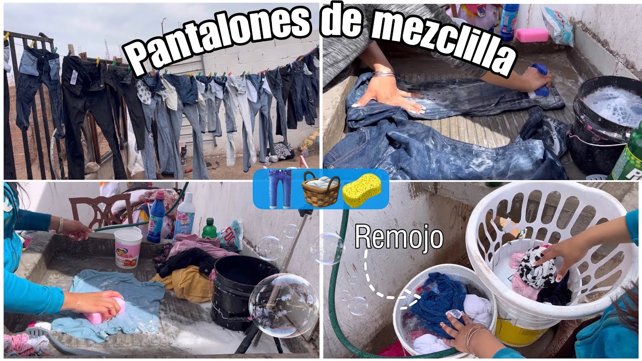 DÍA #4 LAVANDO🧺 ROPA A MANO🧽//EN EL LAVADERO👖🥺