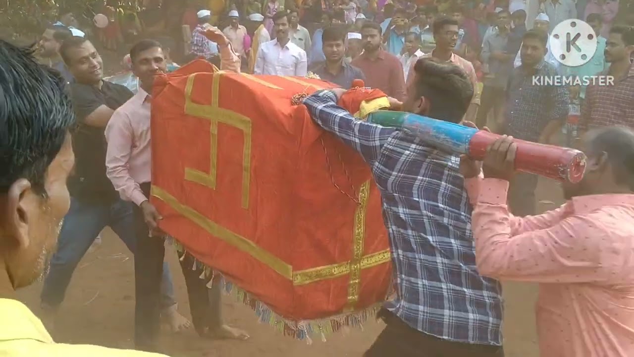 Parchuri Bhiari vaghjai gramdevta palkhi sohala #guhagar #palkhisohla #kokan #shimga