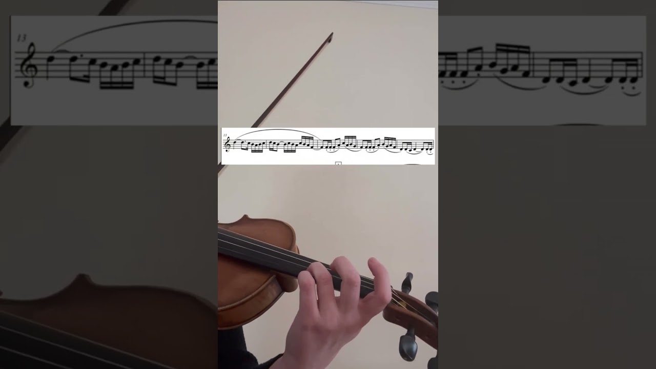 Ravel Bolero Violin Tutorial #violin