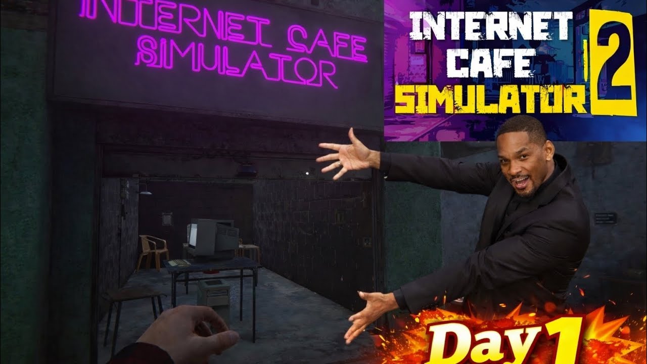 Day 1: Internet Cafe Simulator 2 Gameplay in Telugu