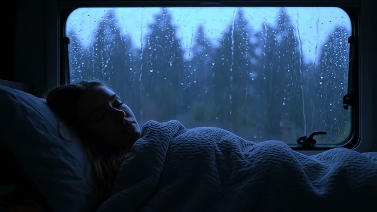 Cozy Rainstorm at Night for Deep Relaxation Sleep