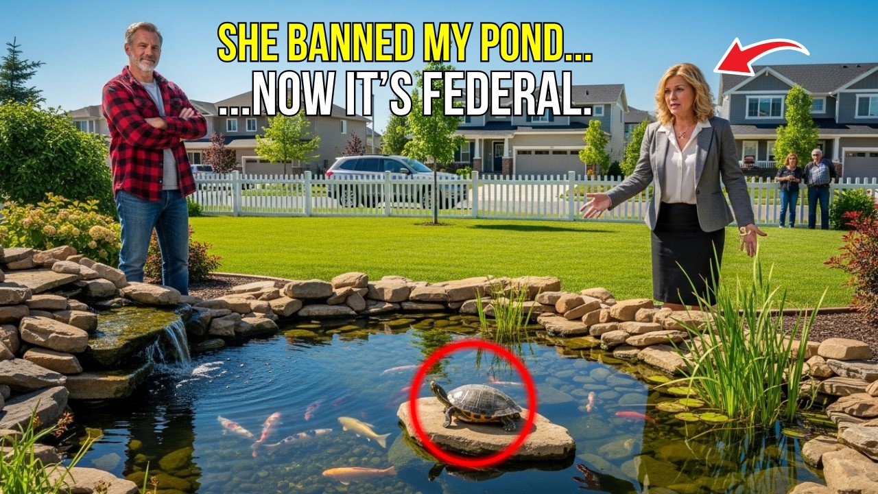 HOA Tried to Ban My Goldfish Pond — So I Legally Turned It Into a Federally Protected Turtle Habitat