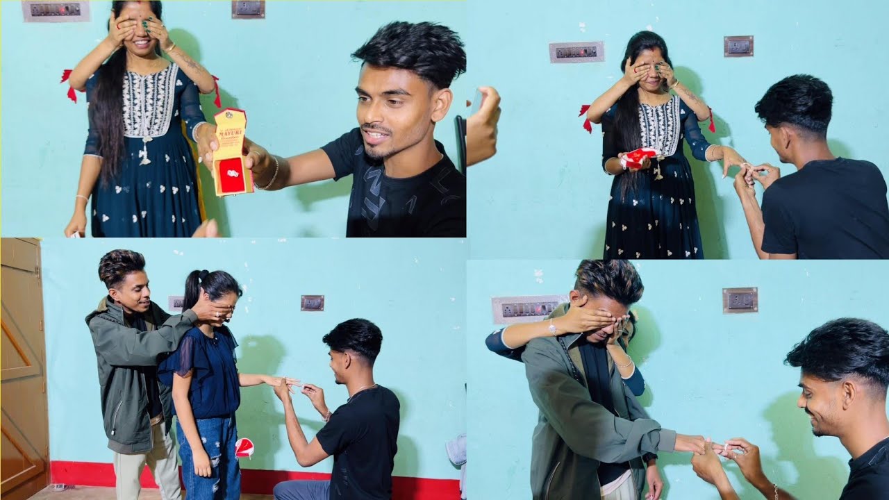 Happy propose day ❤️ সবাইকে কি গিফট করলাম 🥳 শশুরের সামনে সোনাইকে প্রপোজ করলাম 🥳