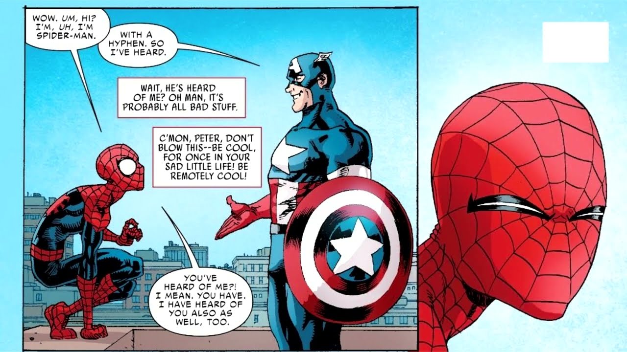 Captain America Stands Up For Spider-Man (Marvel Comic Dub: Spidey Issue 10 2016)