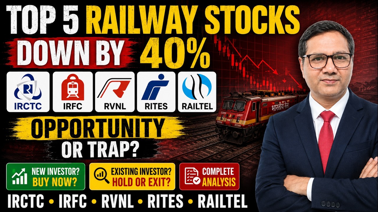 Railway PSU Stocks Crash: Are They Trapping Retailers or Approaching Major Demand Zones?