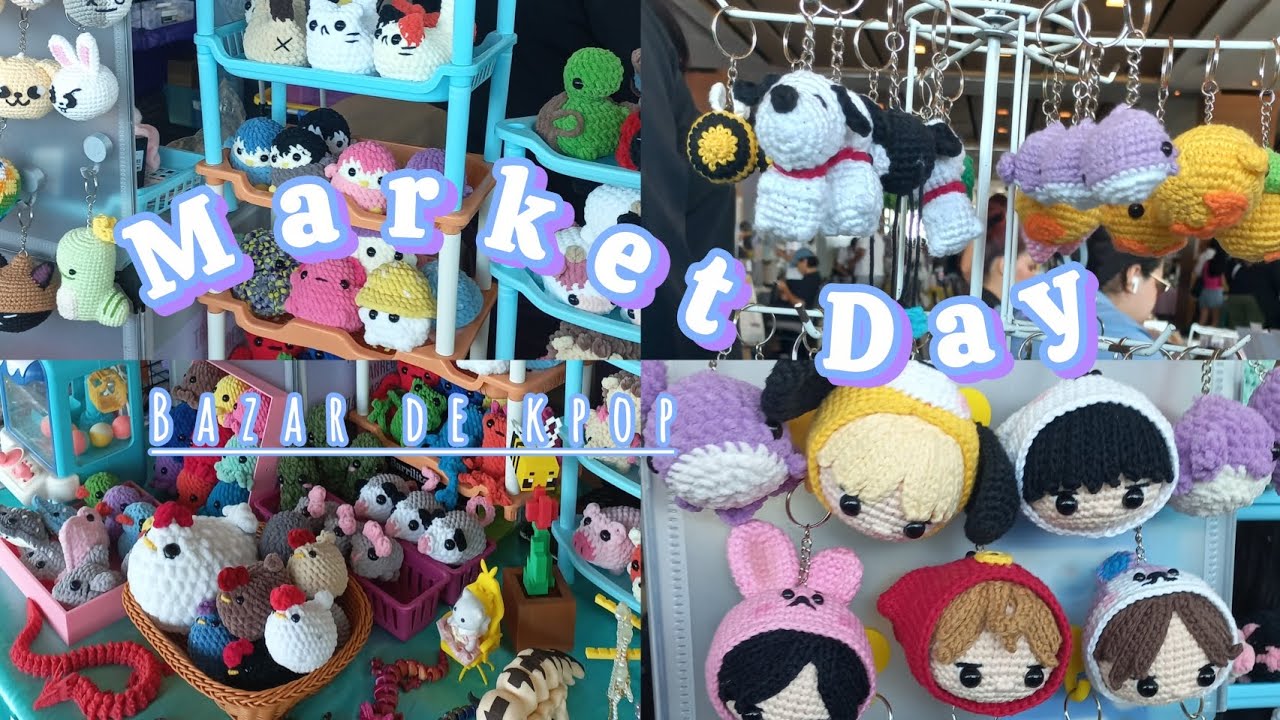Crochet Kpop 🧶💫 Madrugamos para ir a vender nuestros tejidos😊🫶💫🧶