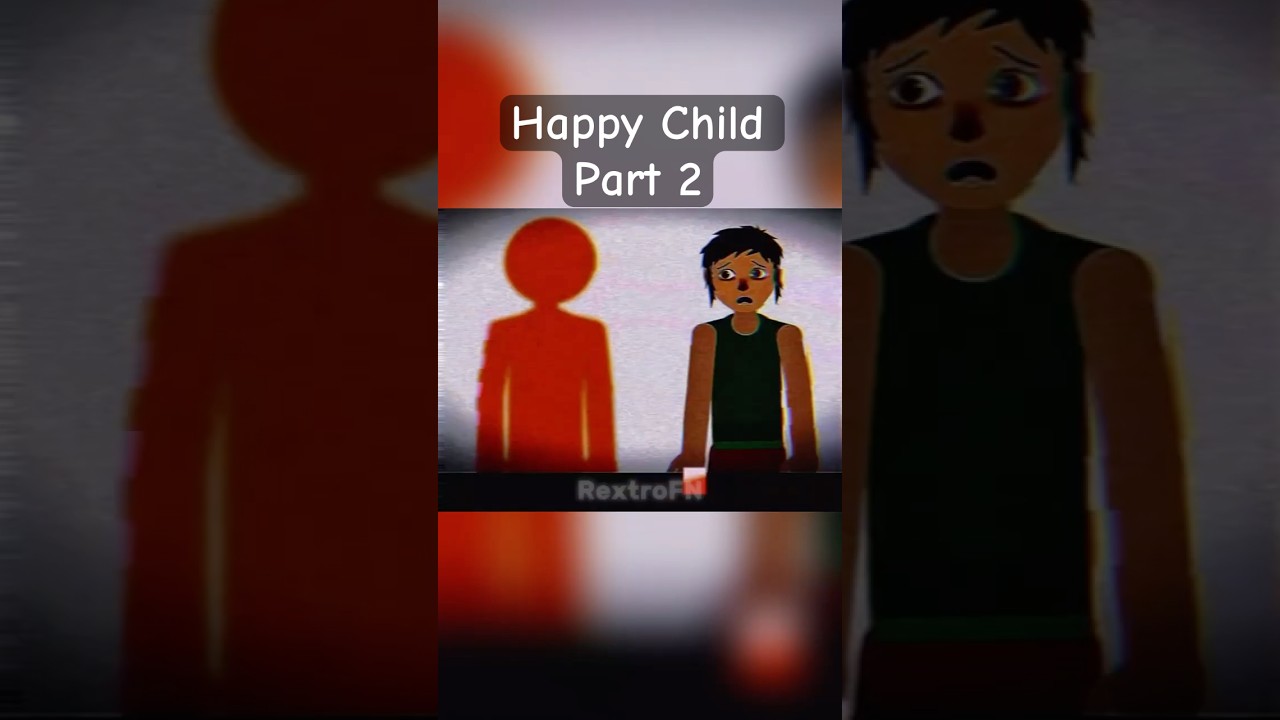 HAPPY CHILD EDIT | Analog Horror | Part 2 #shorts IB @foxymations3671