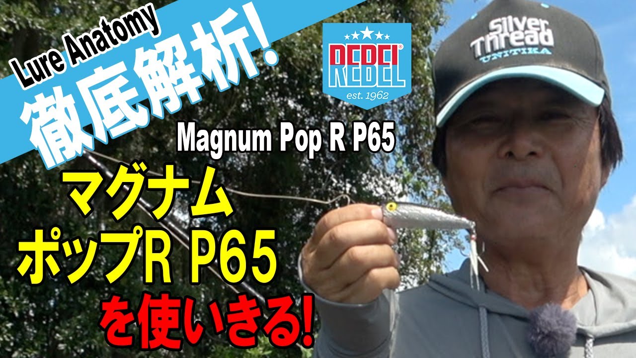 【ヒロ内藤流バス釣り】徹底解析ポップRマグナム　P65を使い切る！【レベル社ポッパー】