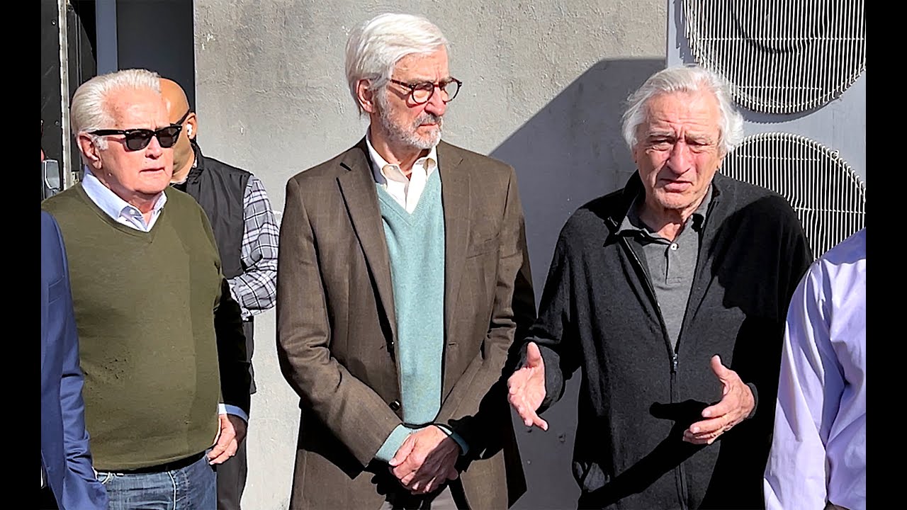Actors Robert De Niro, Martin Sheen, Sam Waterston Campaign for Kamala Harris