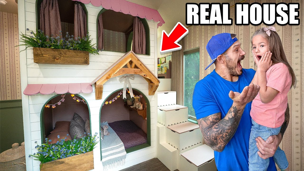 I Built A Luxury Playhouse Bunk Bed