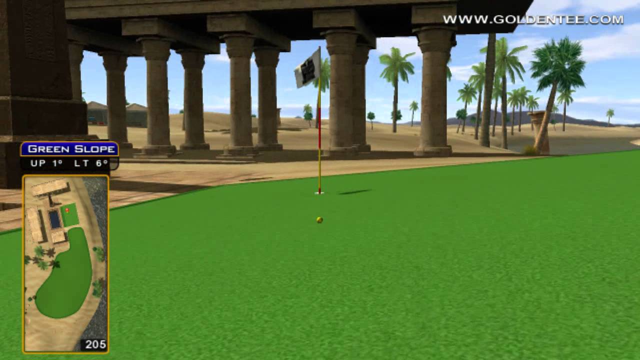 Golden Tee Great Shot on Falcon Sands!