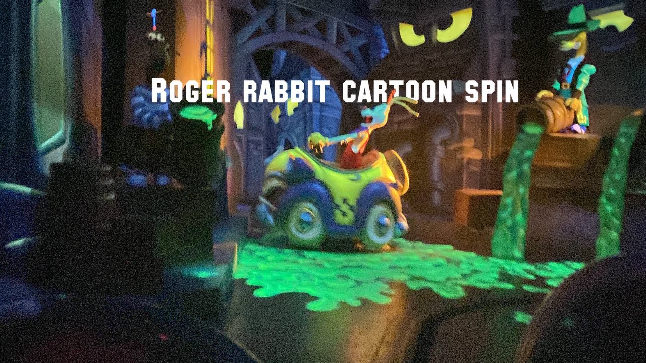 Roger rabbit's car Toon spin POV at Disneyland (mar 2022)