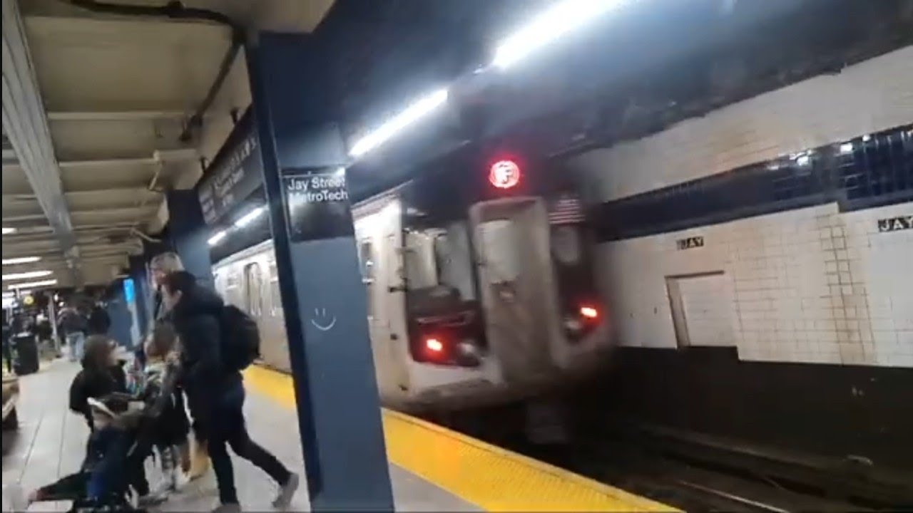 IND Subway: R160 (F) Train Ride From Church Av to Jay St-MetroTech 