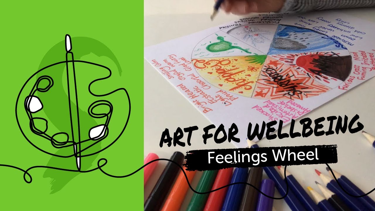 Family Art Time: Feelings Wheel | Art For Wellbeing | Isle Listen