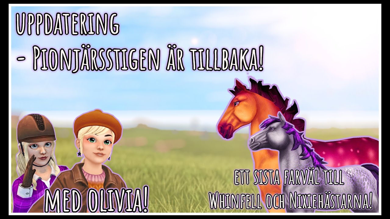 AIR STAR - Uppdatering -Pionjärsstigen är tillbaka! + Sista chansen att köpa Whinfell- och Nixie!