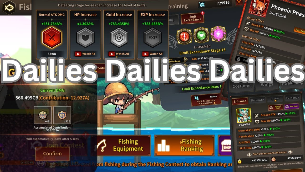 Demigod Idle - What Dailies for the top players look like 🤌