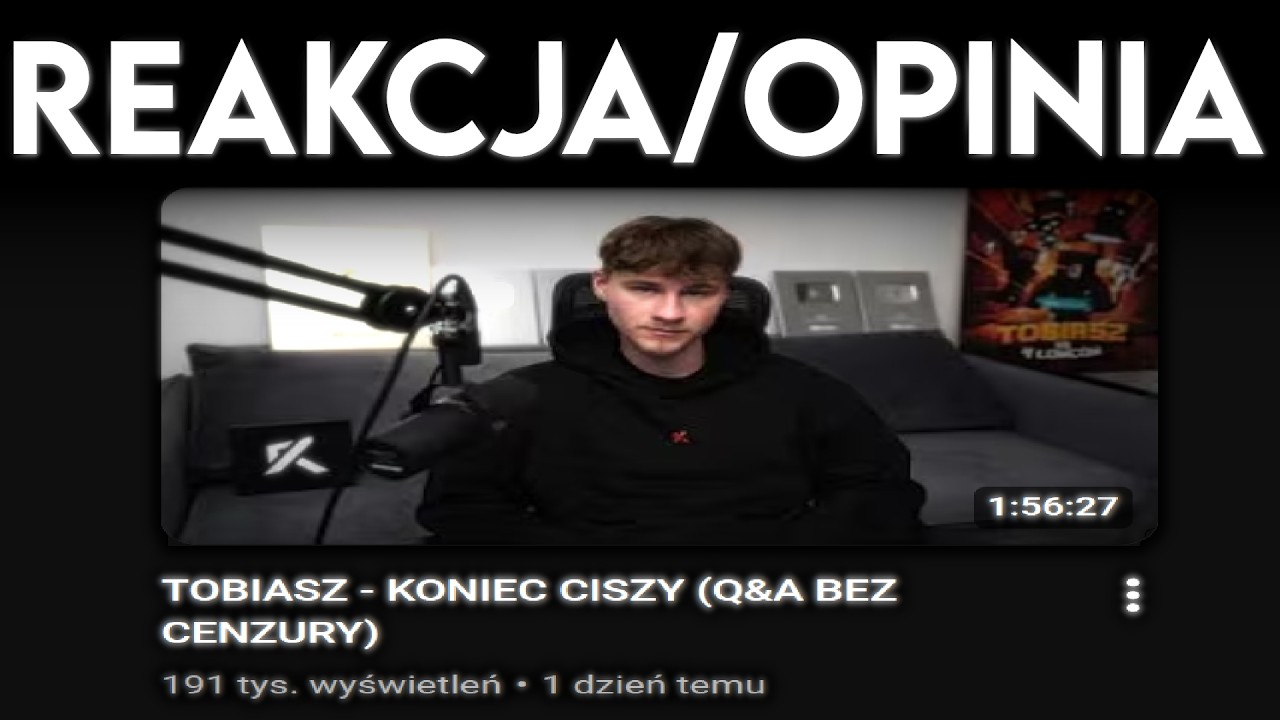 Cała prawda o tobiaszu gaming! | opinia recenzja reakcja