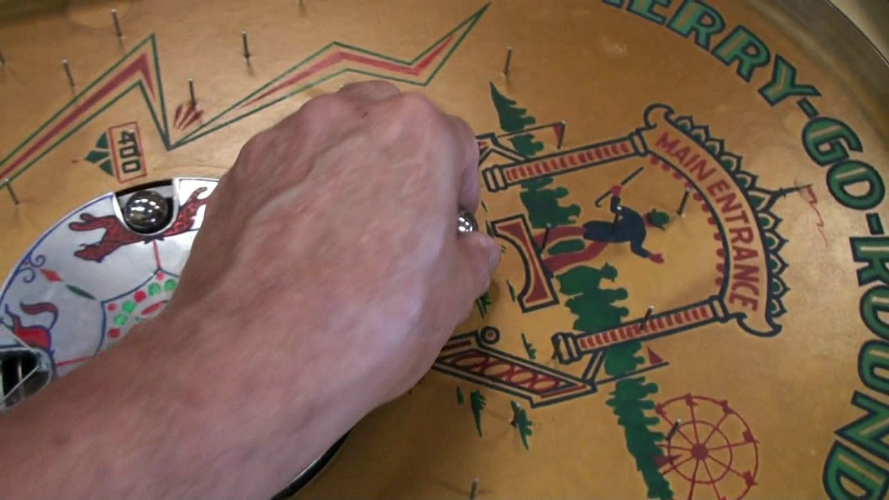 1934 Gottlieb Merry-Go-Round Game Operation and Mechanical Description