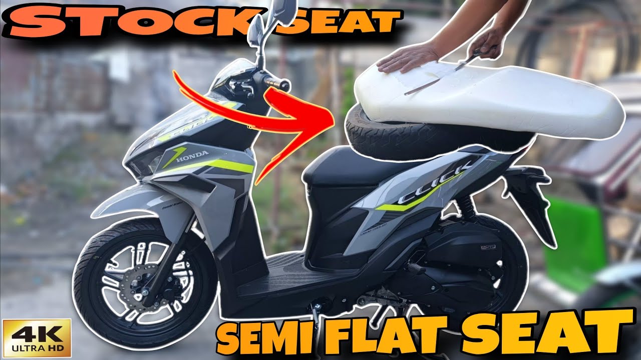HONDA CLICK 125i v3 TABAS UPUAN TUTORIAL GUIDE | STOCK SEAT TO SEMI FLAT SEAT DIY TUTORIAL vlog #002