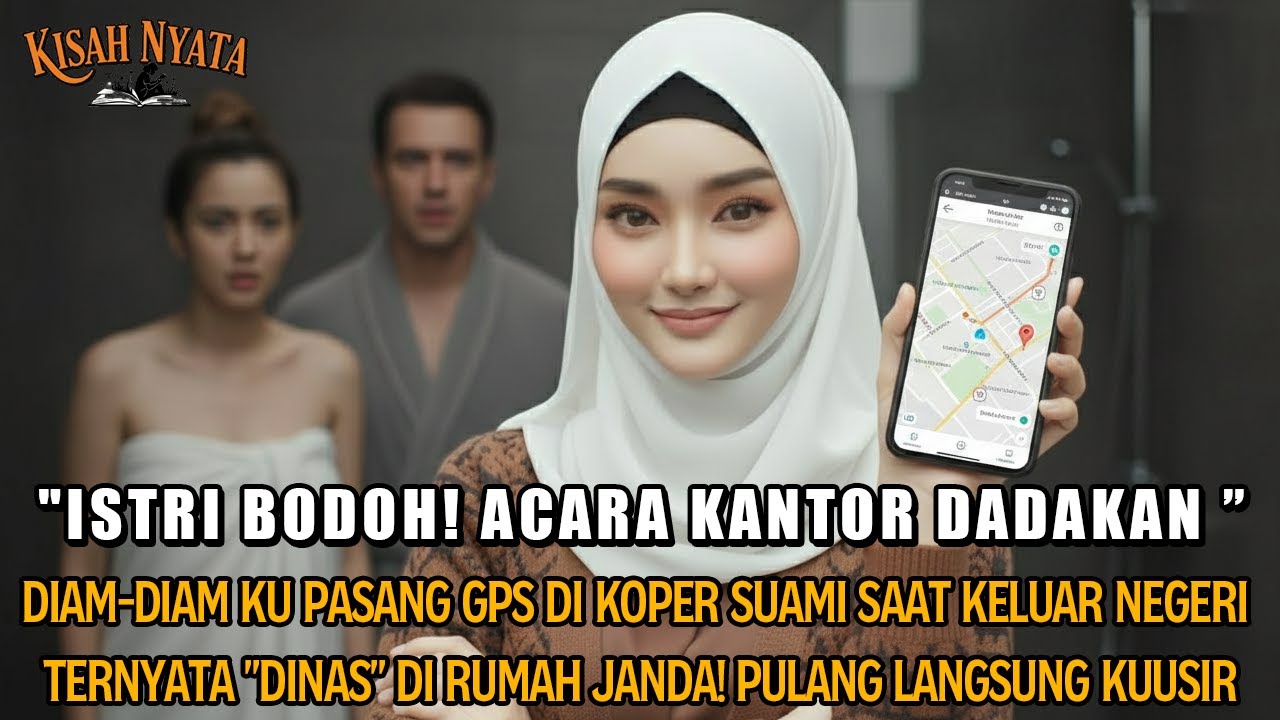 PASANG GPS DI KOPER SUAMI, TERNYATA 