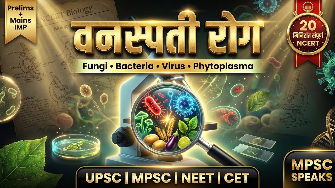 वनस्पती रोग संपूर्ण | Plant Disease | Fungi Bacteria Virus | 