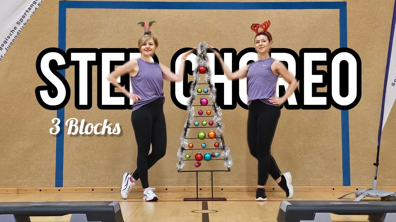 Step Aerobic Choreo // 3 Blocks // zum 4. Advent // Irina Bremen Fitpoint // Степ хореография