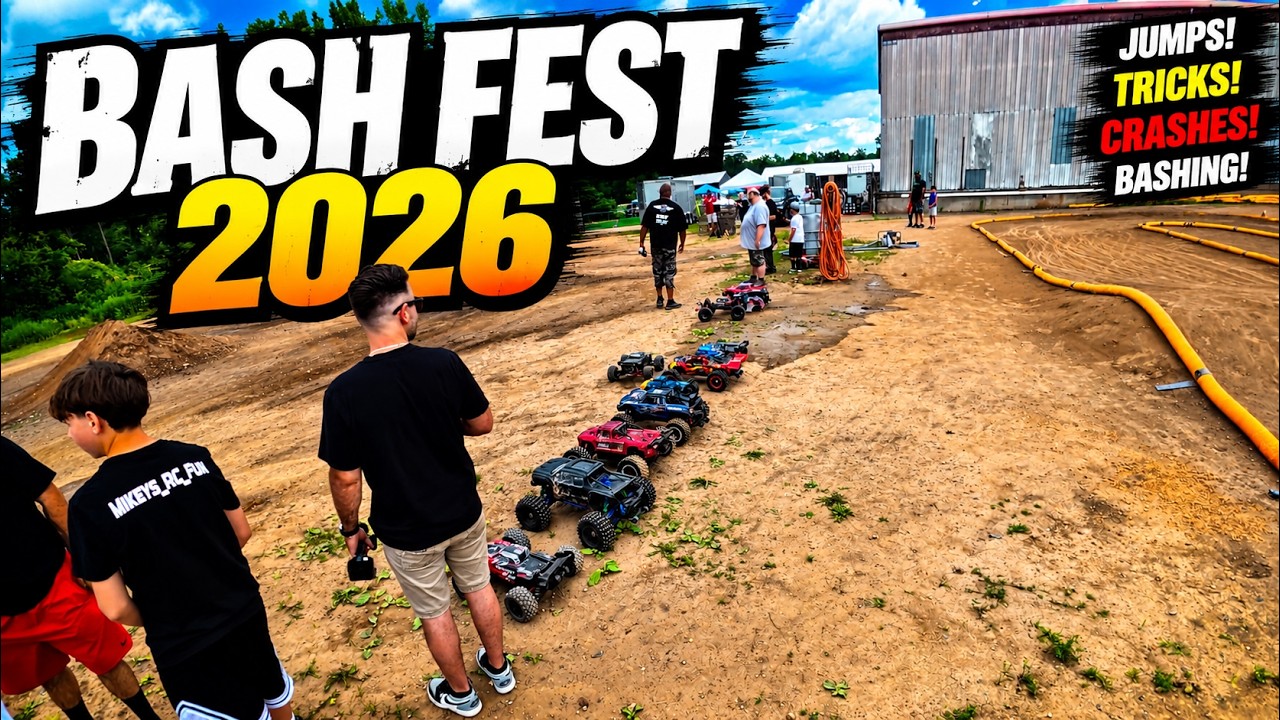 Соревнования RC Bash Fest 2026 | Эпичные прыжки и аварии!