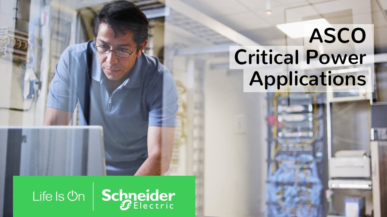 ASCO Critical Power Management for Your Digitized Power Network | Schneider Electric
