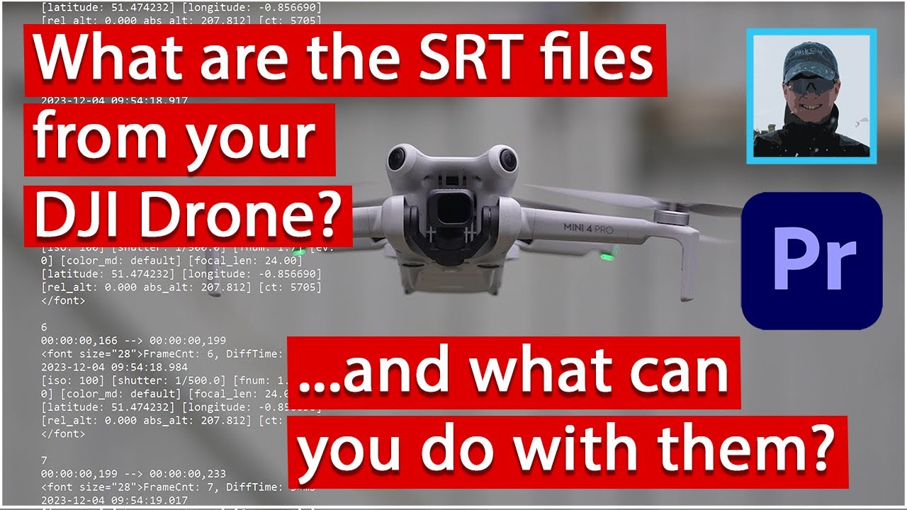 Что такое SRT-файлы вашего дрона DJI?
