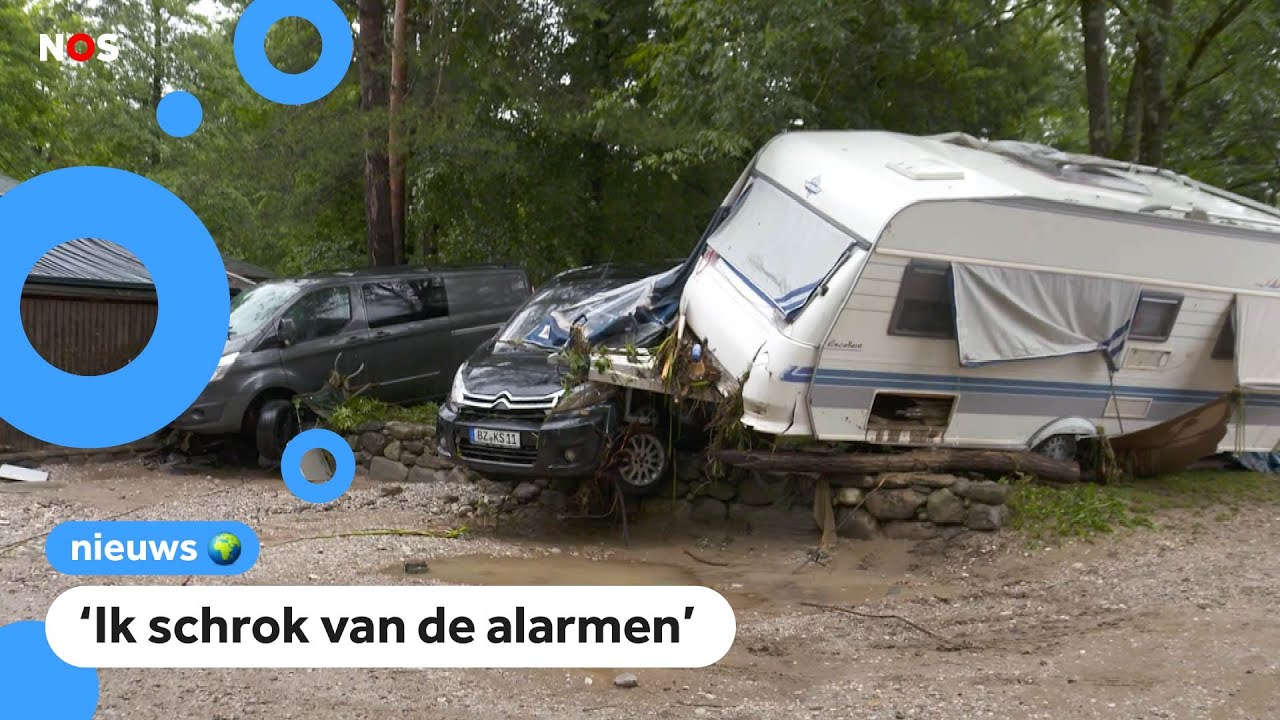 Campings weggespoeld in Slovenië: 'Wegkomen was lastig'