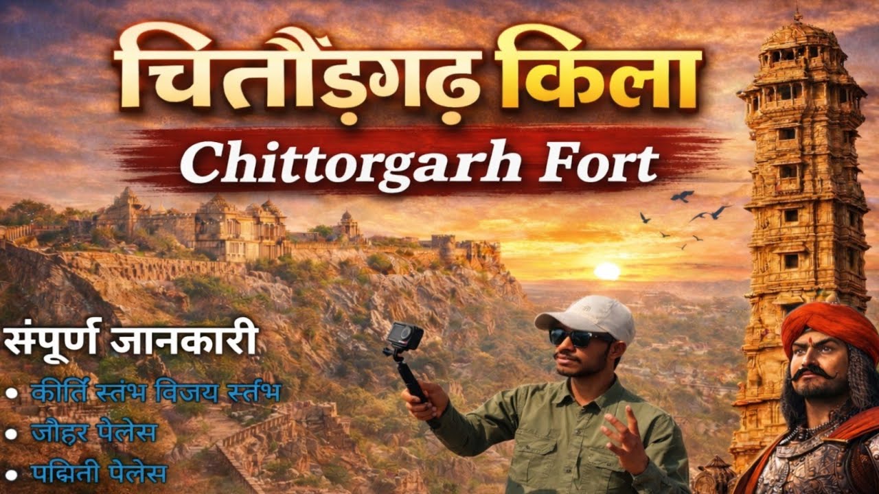 Chittorgarh Fort History in Hindi | चित्तौड़गढ़ किला राजस्थान |रानी पद्मिनी महल | जौहर कुंड 