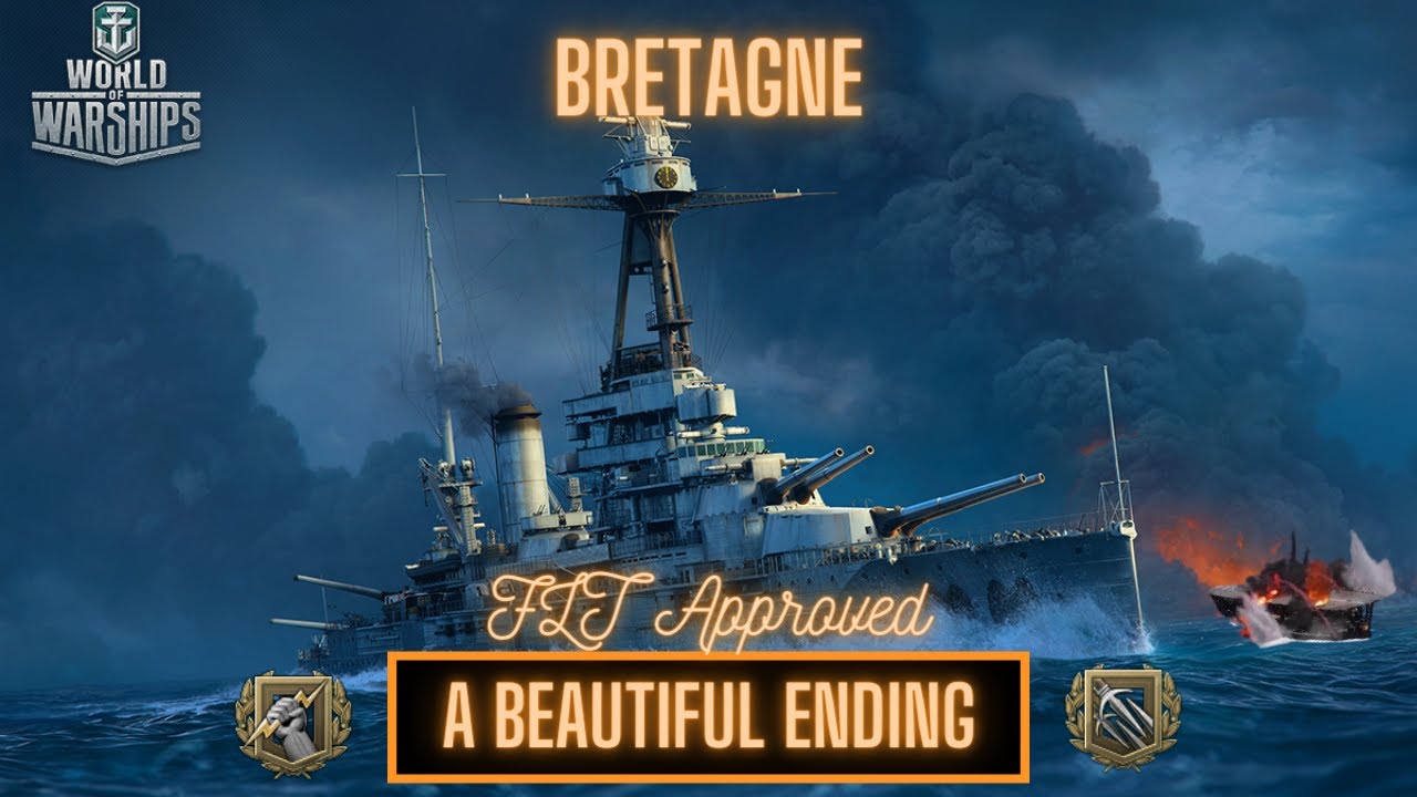 World of Warships - Bretagne: A Beautiful Ending