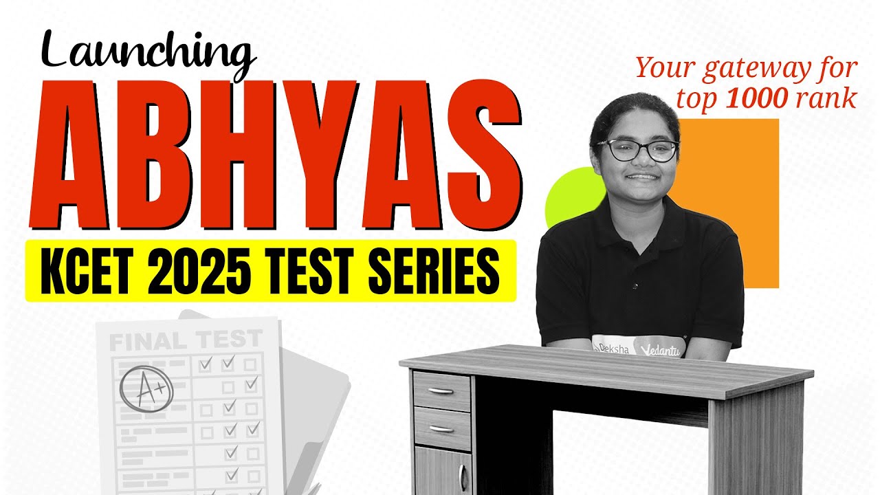 Launching KCET ABHYAS Test Series - KCET 2025 🔥
