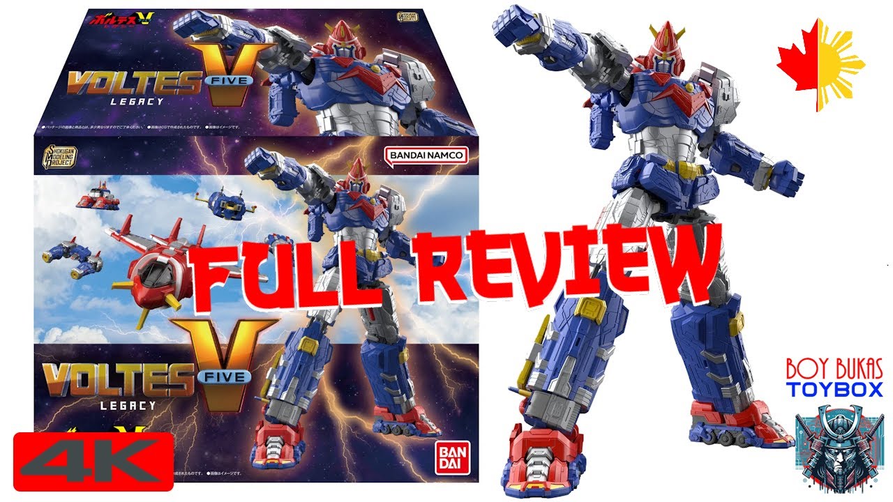Voltes V: Legacy - SMP [Shokugan Modeling Project] Model Kit Set - FULL REVIEW #VoltesVLegacy
