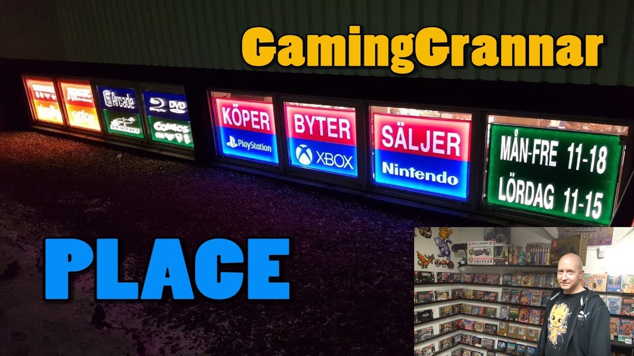 GamingGrannar Besöker TV-spelsbutiken PLACE!