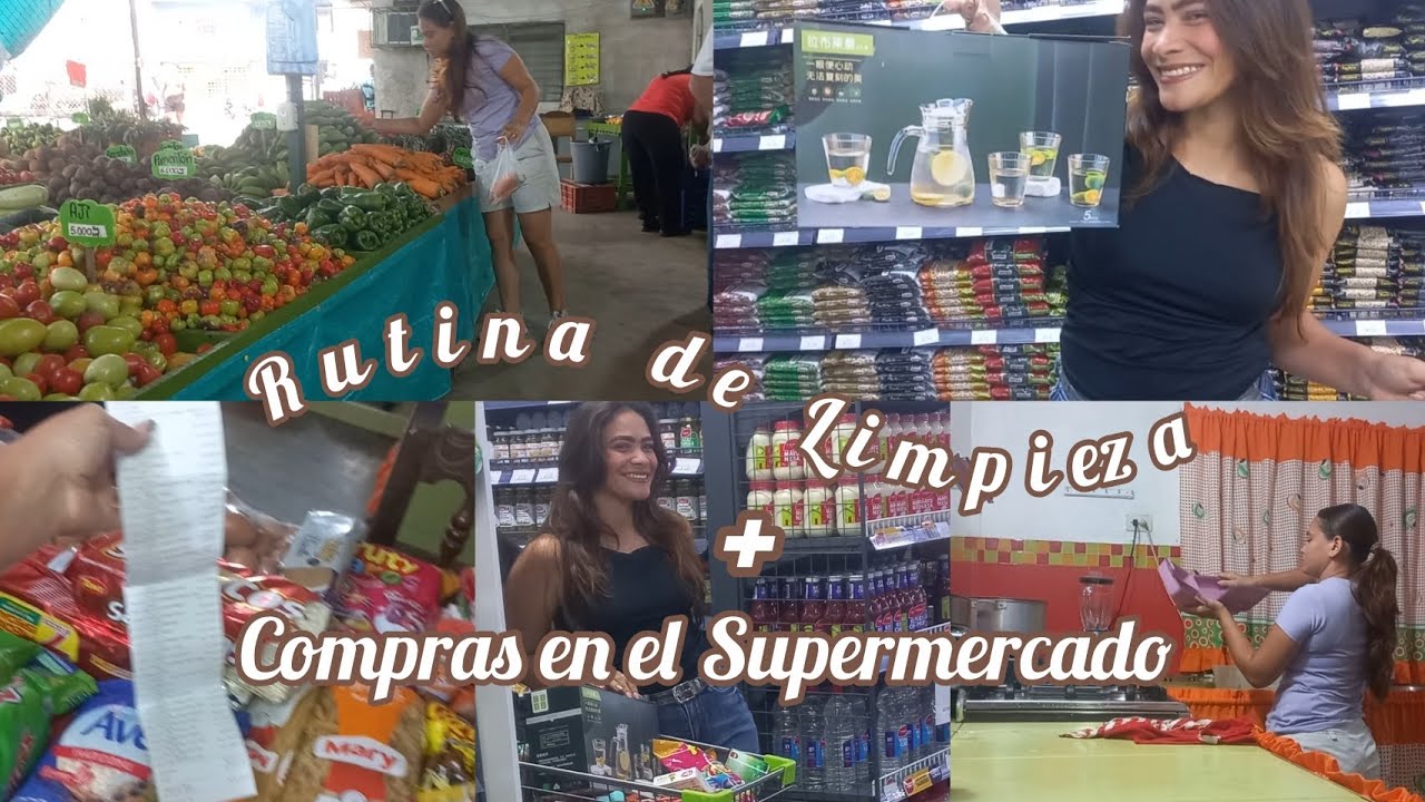 TAG del SUPERMERCADO| PRECIOS REALES en VENEZUELA 🇻🇪|+ Rutina de Limpieza mi VIDA REAL ❤️