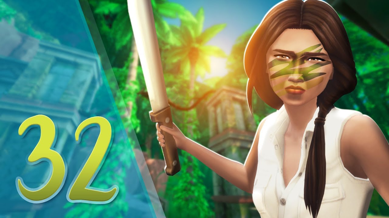 Finder et RUMVÆSEN i junglen! 👽🌴 | Havfruernes kald #32 | Sims 4 Tropeliv med Beduna