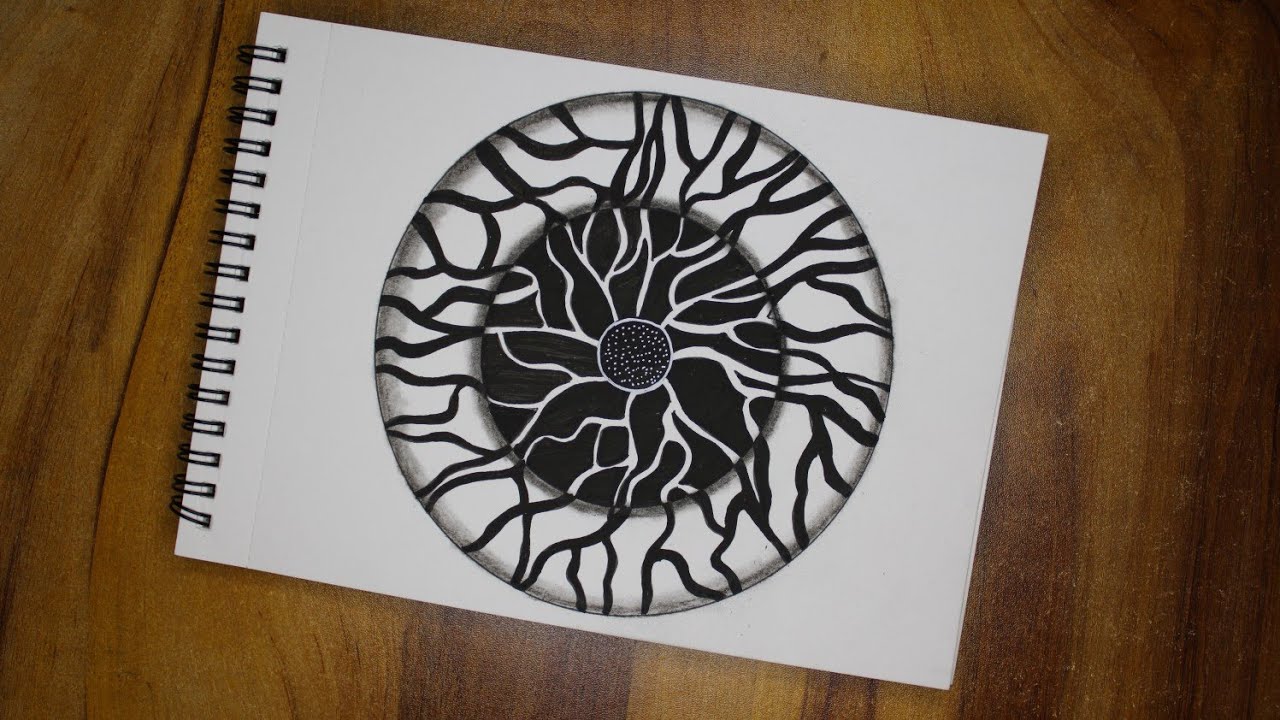Full Tutorial - Watch This Circle Transform into Beautiful Ink Art 🗓️ Day 114