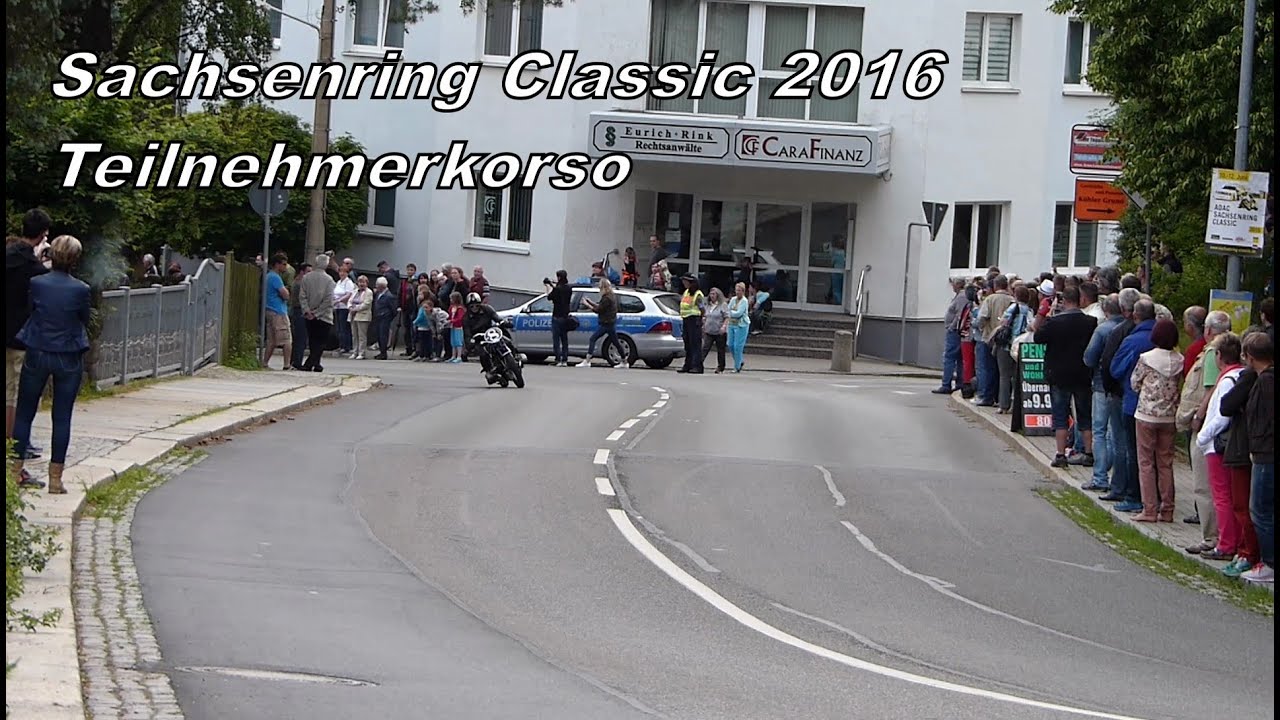 Teilnehmerkorso  Sachsenring Classic 2016