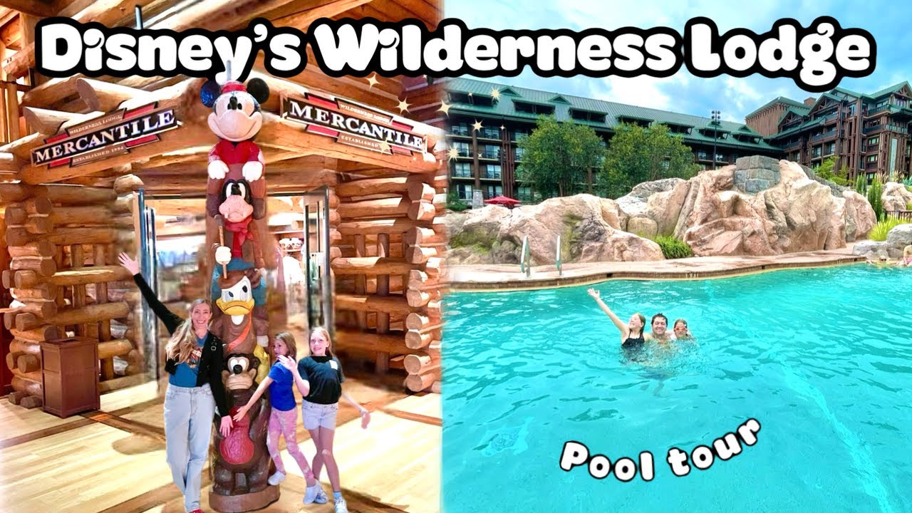 Disney’s Wilderness Lodge Resort Stay! FULL Room Tour, Pool & Waterslide Fun
