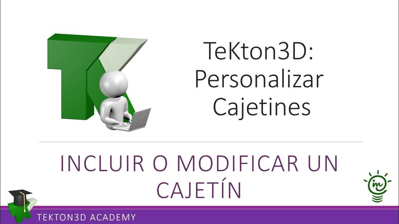 TeKton3D - Personalizar cajetines para planos