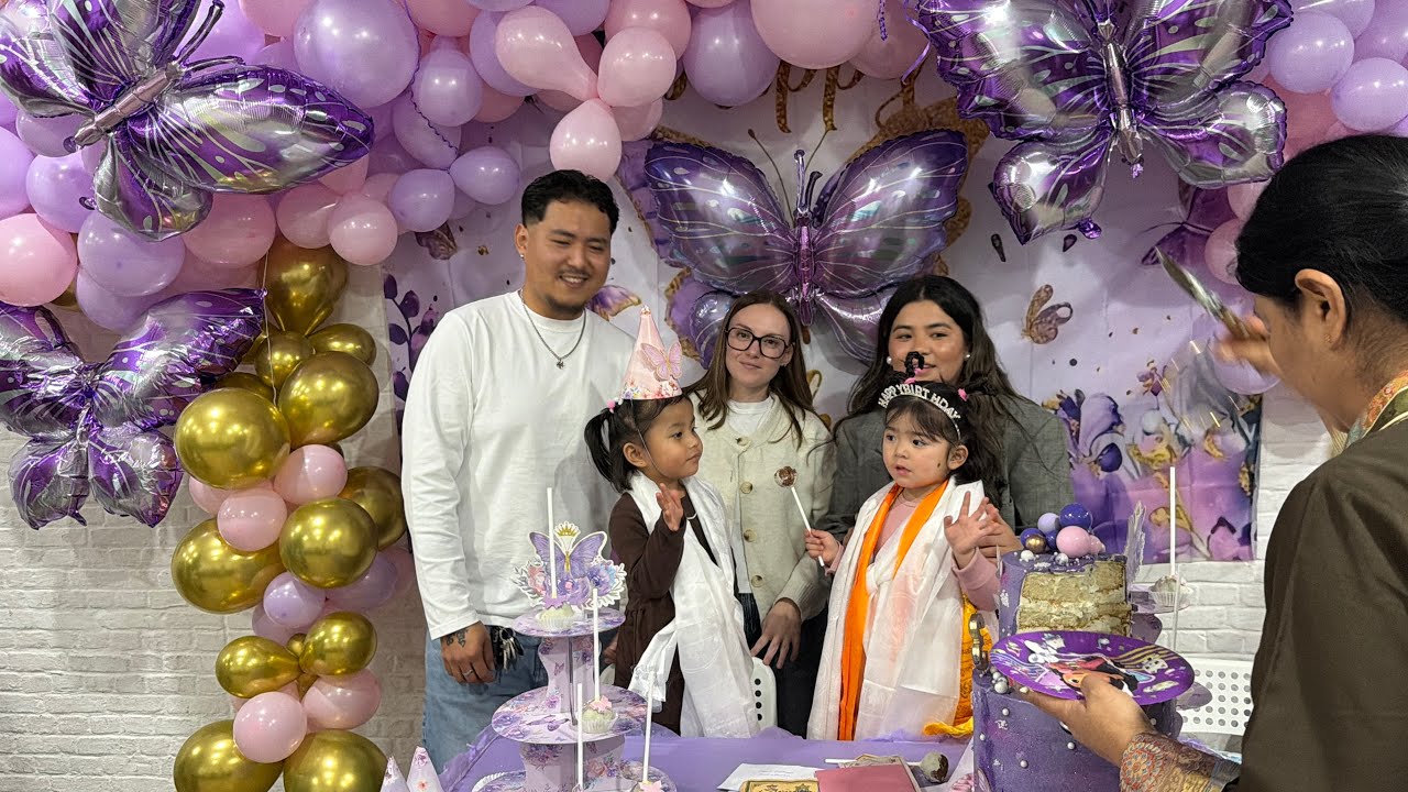 My tiger 🐯 3rd birthday celebration with family n friends #tibetanvlogger #birthdaycelebration