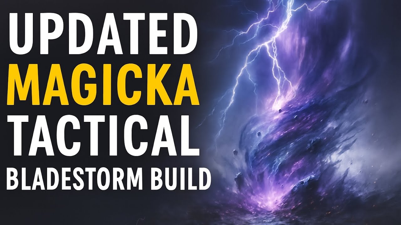 Ultimate Magicka Tactical Bladestorm Build 2025 - ESO Sorcerer/Templar/Necromancer Guide