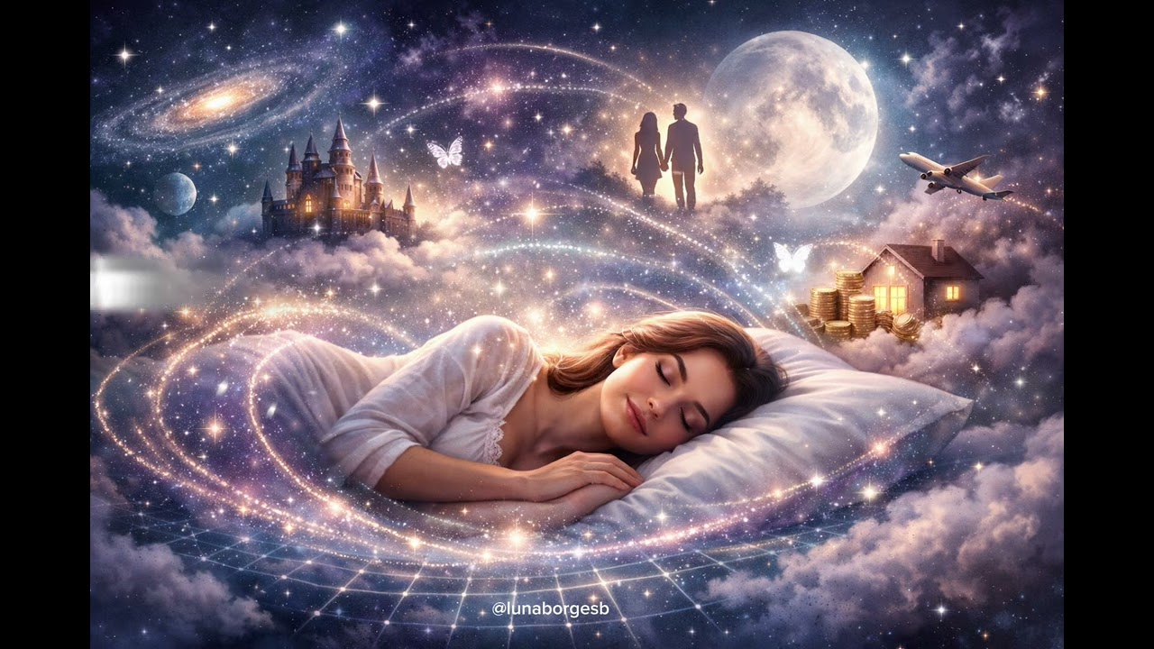 🌙 MANIFIESTA TUS SUEÑOS MIENTRAS DUERMES | Estado Cuántico de Creación | Sueño Consciente ✨