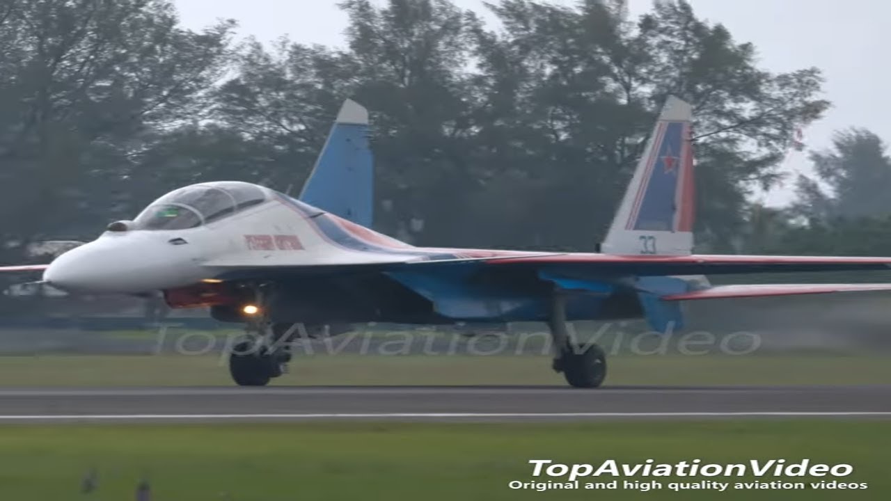 Russian Knights Aerobatic Team at LIMA #airforce #su35 #fighter #knights  #airshow #aviation