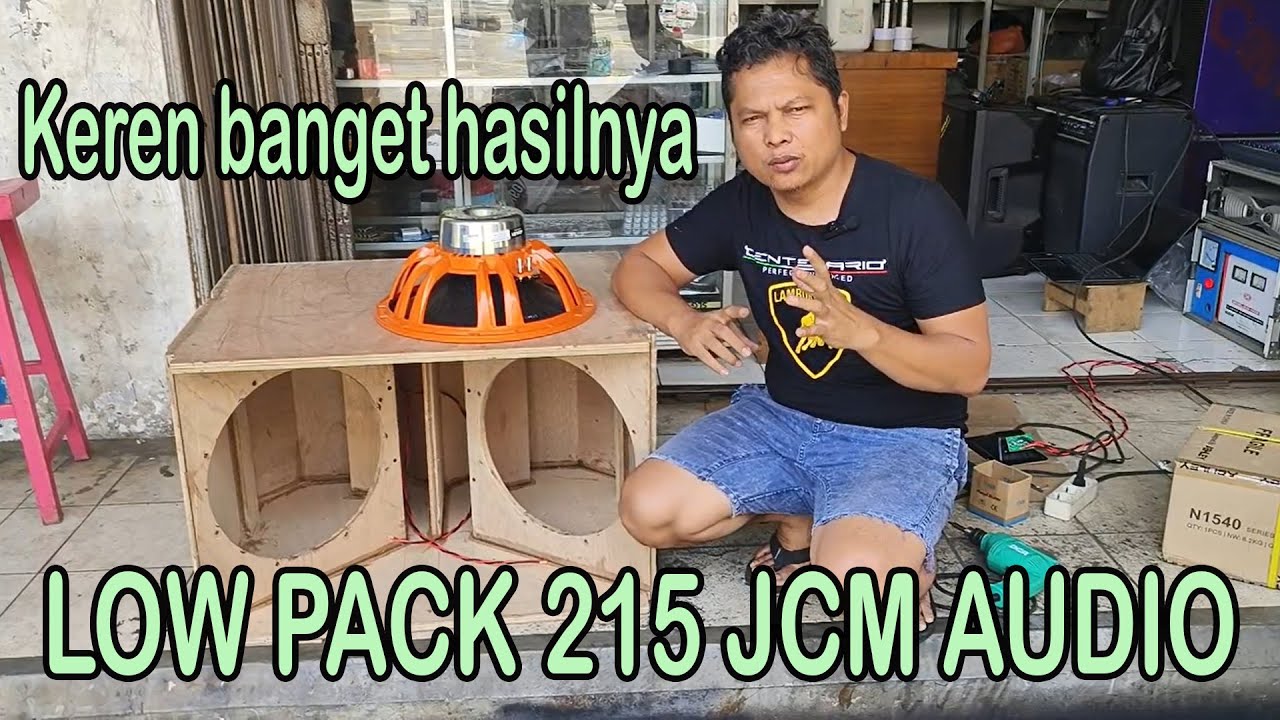 SPEAKER LOW PACK 215 DESIGN LANGSUNG DARI JCMAUDIO || low nya super tebal