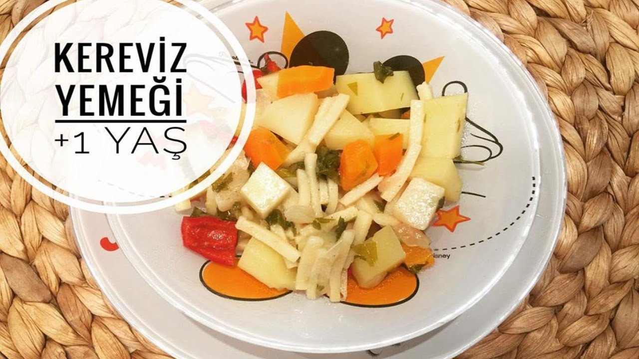 Bebekler için Şifa Kaynağı Kereviz Yemeği (+1 Yaş) | Çocuklar için Sebze Yemek Tarifleri